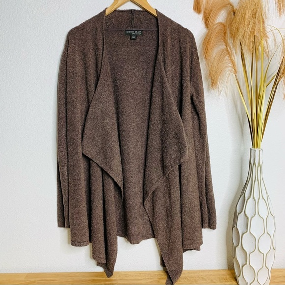 Barefoot Dreams Cozychic Lite-Island Wrap Cocoa Color Size L/XL - Picture 12 of 13